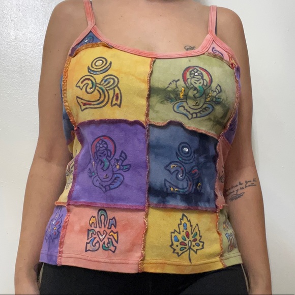 Rising international hippie camisole tank top size medium - Picture 2 of 9